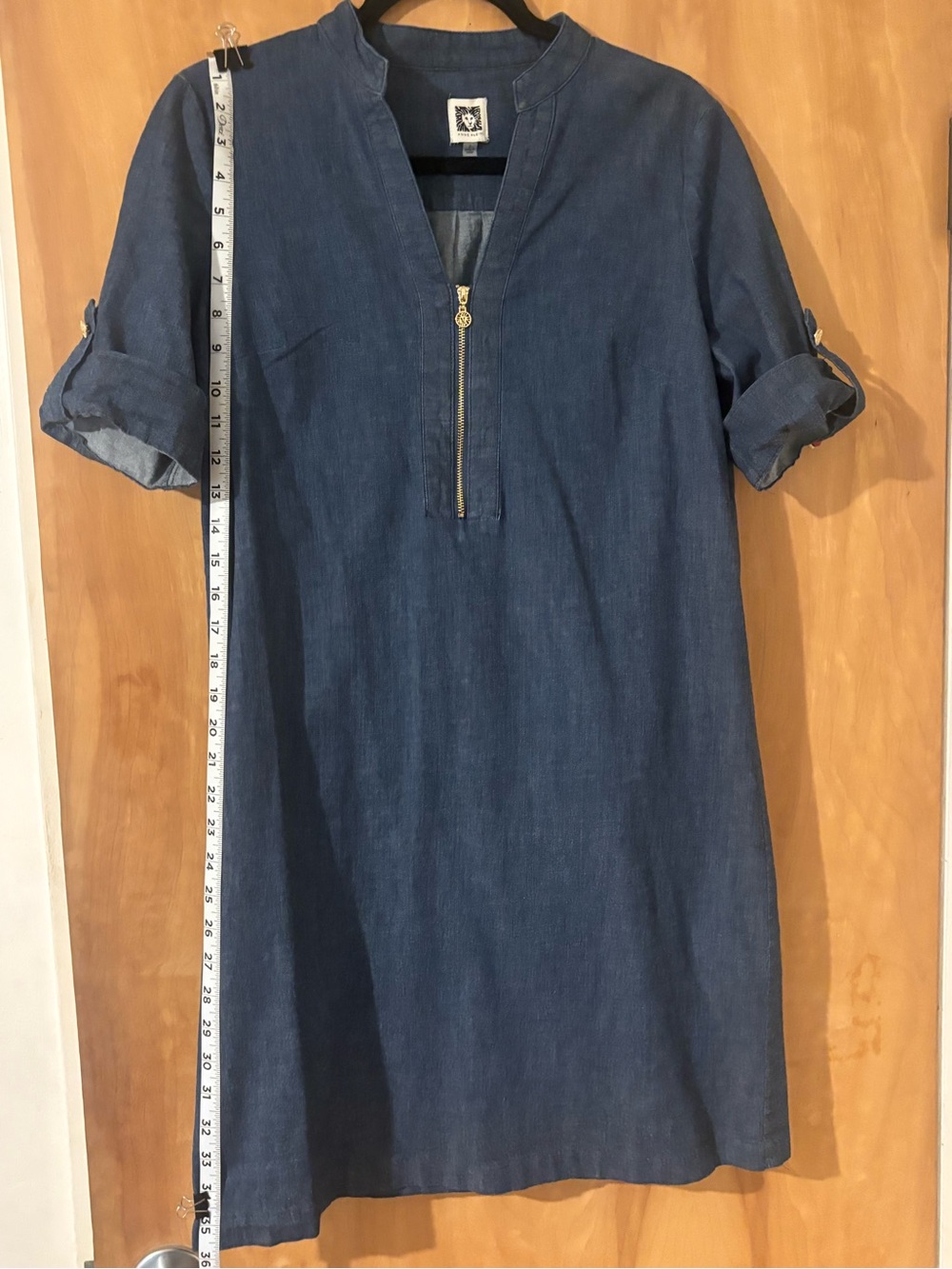 Anne Klein denim dress (8).